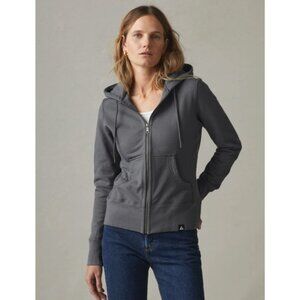 NWOT American Giant Womens Medium Full Zip Hoodie Iron Gray Sweatshirt